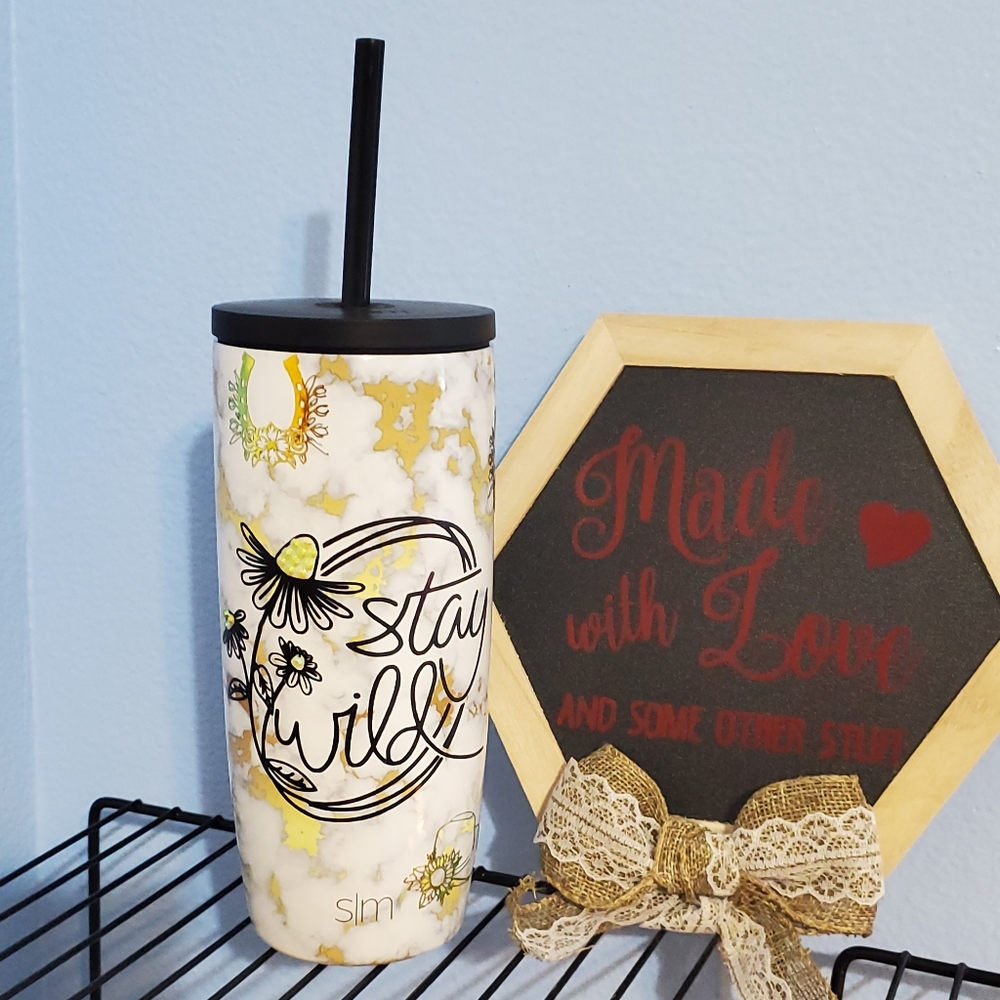 Simple modern customized tumbler
